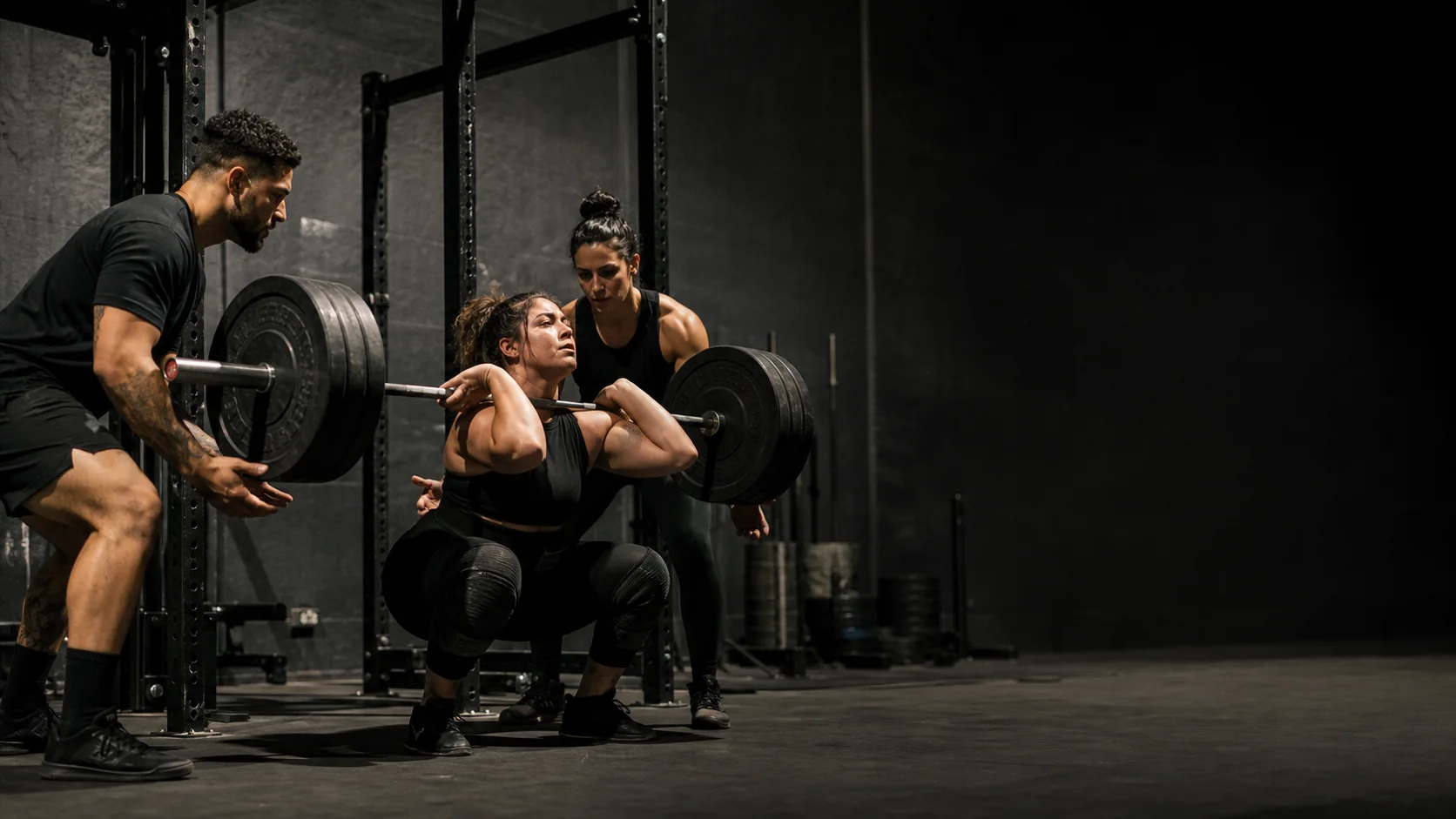 Athletes inspiring one another during a group session